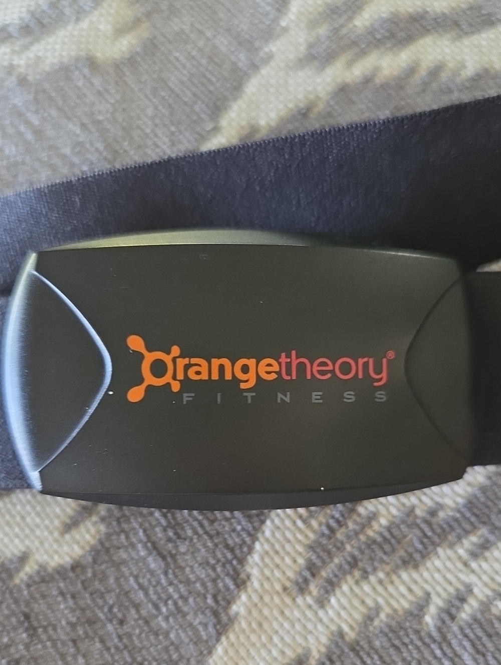 Orangetheory Black Chest Heart Rate Monitor